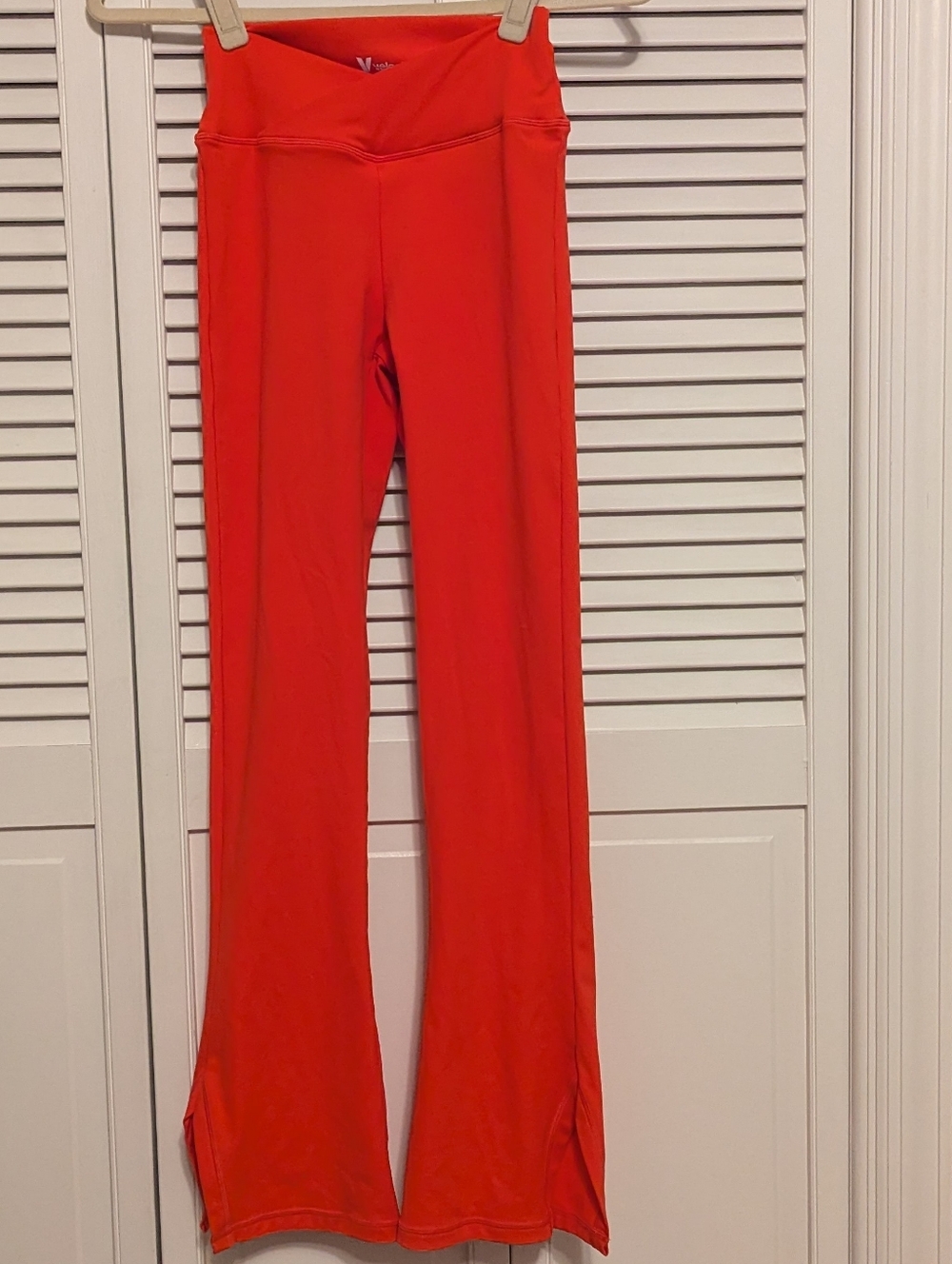 Velocity Orange Performance Leggings